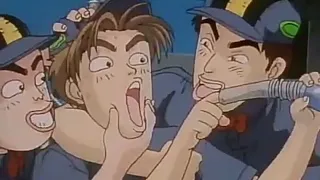 Initial D - Takumi drinks gasoline