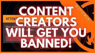 CONTENT CREATORS WILL GET YOU BANNED! THE DIVISION 2!