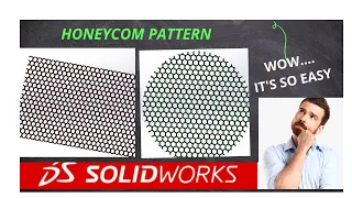 HONEYCOMB PATTERN #solidworks