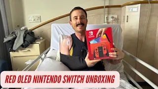 *NEW* Red OLED Nintendo Swtch - Unboxing