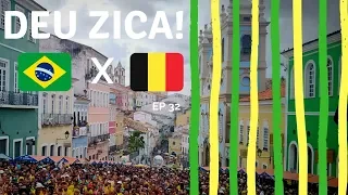 DEU ZICA | JOGO DO BRASIL NO PELOURINHO COM OLODUM | COMO CHEGAR 32