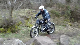 Mick Andrews tries a rigid Matchless