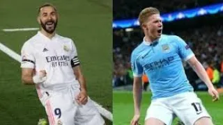 Real Madrid vs Manchester city aller résumé : Karim Benzema vers le ballon d'or 2022.