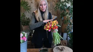 Tulip Arrangement Tutorial