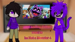 past smiling critters react to I'm not a monster 4 [poppy playtime chapter 3]