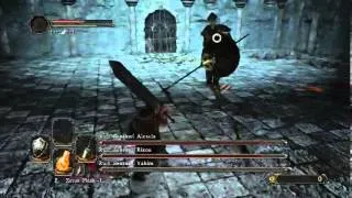 Dark Souls 2 Gameplay Walkthrough - How to kill Boss Kill - Ruin Sentinels