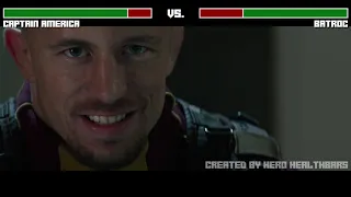 Captain America vs. Batroc fight WITH HEALTHBARS | HD | Captain America: The Winter Soldier