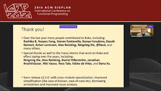 ICFP'21 Tutorials - Programming with Effect Handlers and FBIP in Koka