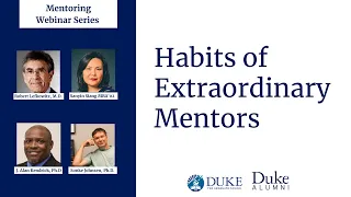 Habits of Extraordinary Mentors