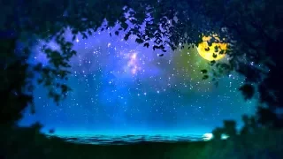Beethoven Moonlight Sonata with Relaxing Nature Sounds Sleep Music! Ocean Sleeping Song! Night Light