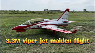 3.3 M Giant Viper jet maiden flight#viper #skymaster