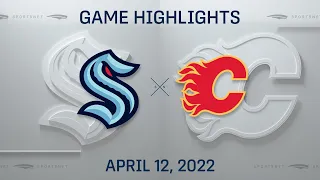 NHL Highlights | Kraken vs. Flames - Apr. 12, 2022