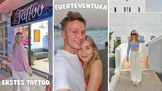 Couple Urlaub auf FUERTEVENTURA🏝️ & SPONTAN erstes TATTOO stechen