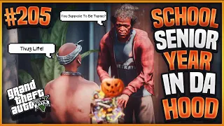 GTA 5 SCHOOL SENIOR YEAR IN DA HOOD 205 "HAPPY HALLOWEEN" 🎃 (GTA 5 ROLEPLAY)