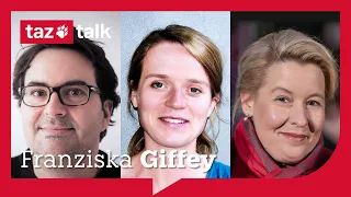 Franziska Giffey im taz Wahl Talk