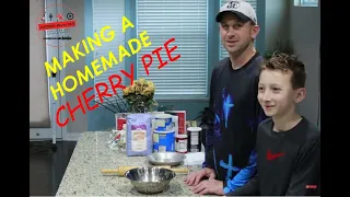 Grandmas Recipe.  How to Make Home Made Cherry Pie. Cherry Pie Recipe.  Quality Family Time Cooking