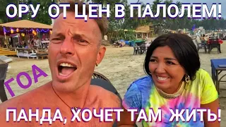 Ору от цен в Палолем!  Панда хочет там остаться! Мастер Рэм Южное Гоа Индия 2022 г.