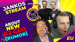 G2 Jankos About New G2 CEO [VIT Perkz Will Take Carlos Spot?!] [RUMOR]