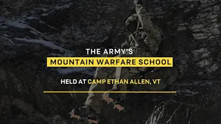 What Is Army Mountain Warfare School?