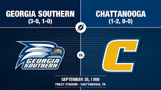 1998 Week 4 - Georgia Southern at Chattanooga