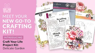 Crafting with Craft Your Life Project Kit: Delicate Garden