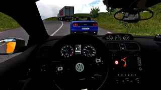 Volkswagen Scirocco - Euro truck simulator 2 | Realistic graphics | Promods [Logitech G29]