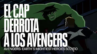 Capitán América derrota a Los Avengers | Avengers: Earth´s Mightiest Heroes