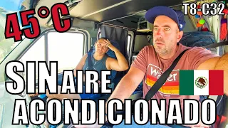 🥵 Al LIMITE 🔥 VIVIMOS el CALOR EXTREMO de Baja California Sur 🇲🇽 en CAMPER y sin Aire Acondicionado