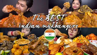 Hungry Indian Mukbangers who had INSANE APPETITE🔥🌶 ✨|Eatingshowcompilations