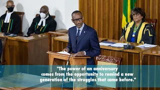 Address by President Kagame to the Parliament of Jamaica | Kingston, 14 April 2022