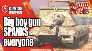 E 100: Big boy gun SPANKS everyone! | World of Tanks Blitz