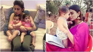 Mouni Roy With Family