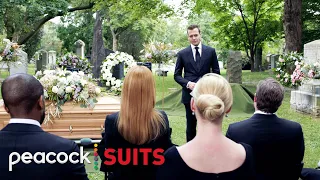 Harvey Confronts His Childhood at his Mother's Funeral | Suits