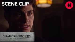 Shadowhunters | Season 1, Episode 9: Alec Tells Magnus About Engagement | Freeform