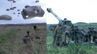 Paratroopers Conduct Airborne Op, Howitzer Live-Fire - SR24
