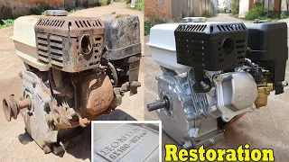 Restoration Engine HONDA GX160 (My First Time)