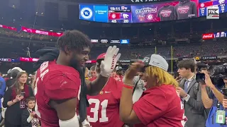 Alabama celebrates Sugar Bowl win over Kansas State