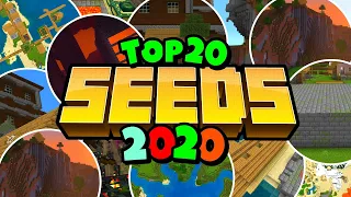 TOP 20 BEST SEEDS OF 2020! (Minecraft Bedrock Edition 1.16 Seeds)