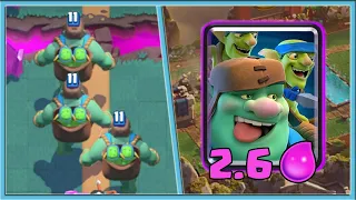 🗿 GOBLIN GIANT 2.6 ELIXIR! FASTEST DECK IN THE WORLD / Clash Royale