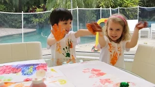 Играем вместе: ПАЛЬЧИКОВЫЕ КРАСКИ Finger Paint Fun