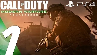 Call of Duty Modern Warfare Remastered (PS4) - Gameplay Walkthrough Part 1 - Prologue