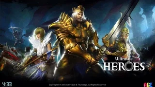 ULTIMATE HEROES by 4:33 ENGLISH ANDROID IOS 3D RPG GAMEPLAY and DOwnload apk