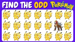 Find The ODD POKÉMON 🤓😎 | Emoji QUIZ Challenge! Easy, Medium, Hard!