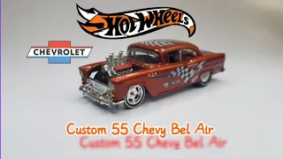 55 Chevy Hot wheels Custom Bel Air. Custom Hot Rod 55