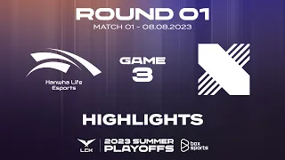 Highlights HLE vs DRX | Game 3 | Playoffs Round 1 | LCK Mùa Hè 2023