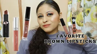 MY FAVORITE BROWN LIPSTICKS : DRUGSTORE & HIGHEND / Trina Beauty