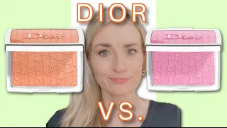 Viral Makeup Dior Backstage Rosy Glow Blush: 004 Coral vs. 001 Pink