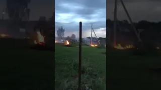 Под Воронежем на видео сняли поджигателя сухой травы