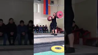 Simon Martirosyan (+109kg) 230 kg clean and jerking at 2019 Armenian Weightlifting champions 🇦🇲