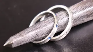 How to flush set stones into ring and metal